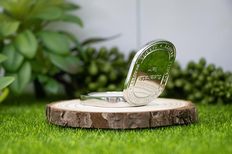 Luxury Silver Metal Solid Perfume