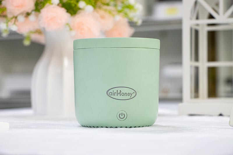 Fresh Green USB Fan Aroma Diffuser with EVA Scent Beads