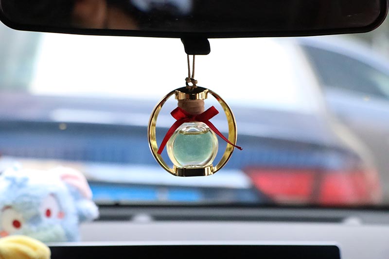 Luxury Gold Hanging Car Diffuser for Perfume