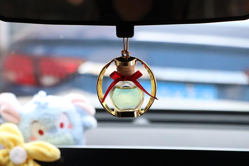 Luxury Gold Hanging Car Diffuser for Perfume