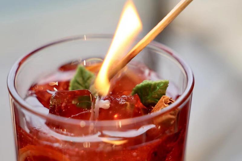 Cocktail Style Jelly Wax Scented Candle for Home Decor