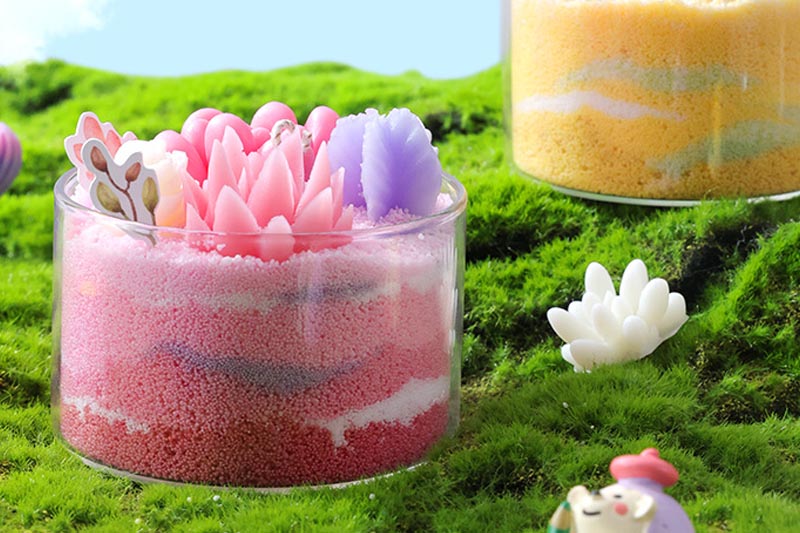 Decorative Scented Candles in Adorable Succulent Designs