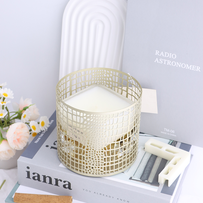 Premium Gold Textured Candle Holder for Elegant Spaces